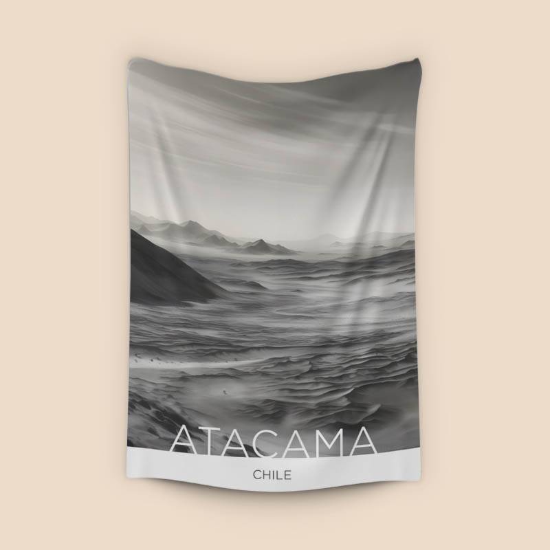 The Atacama Desert - Chile - Charcoal Technique preview