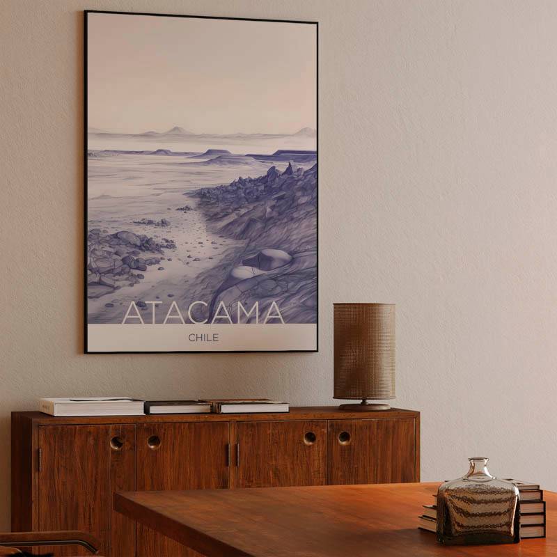 The Atacama Desert - Chile - Ballpoint Pen Technique preview