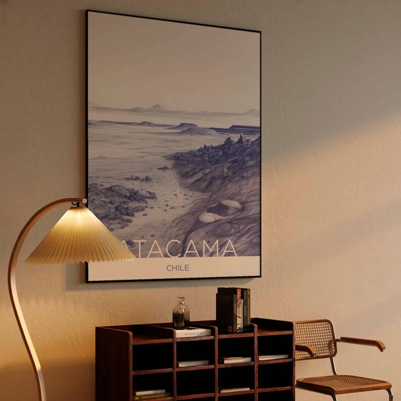 The Atacama Desert - Chile - Ballpoint Pen Technique preview