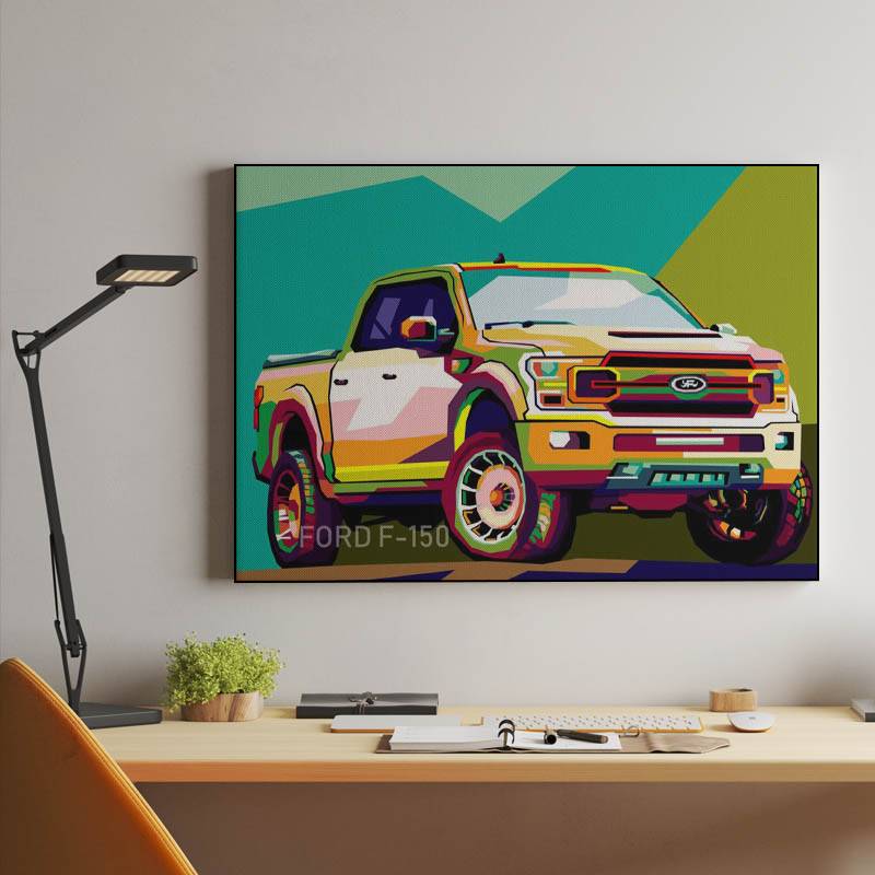 Amazing illustration truck car Ford F150 preview