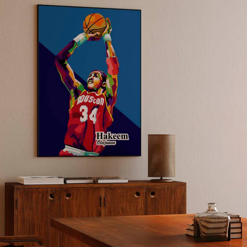 Hakeem Olajuwon in best basketball players preview