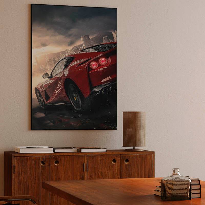 Ferrari in the Rain preview