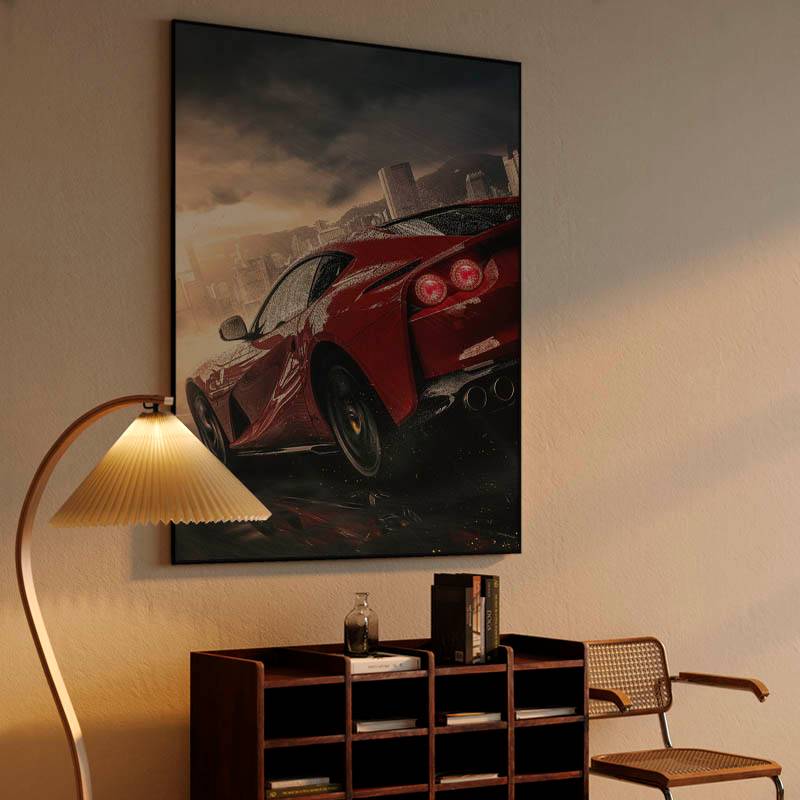 Ferrari in the Rain preview