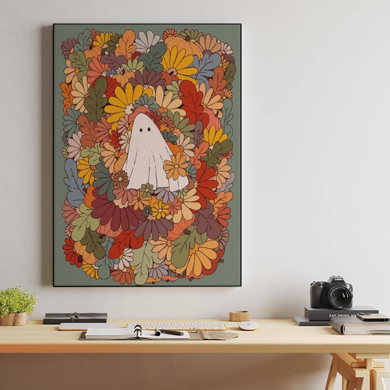 Ghost and flowers preview