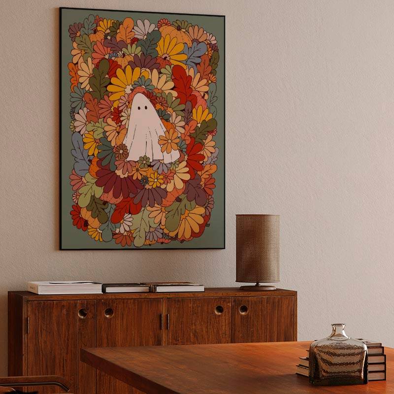 Ghost and flowers preview