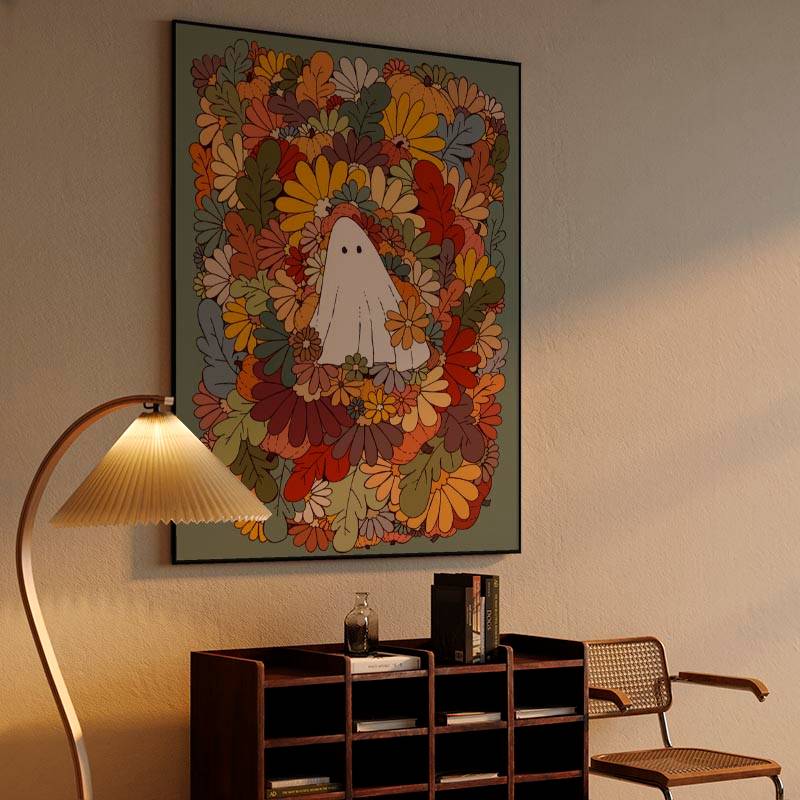 Ghost and flowers preview