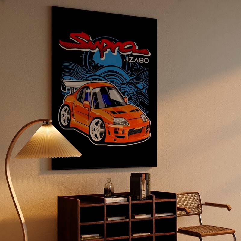 Toyota Supra JZA80 CARtoon / CARicature preview