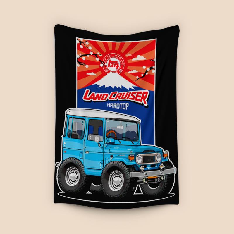 Toyota Land Cruiser J40 Hardtop CARtoon CARicature preview