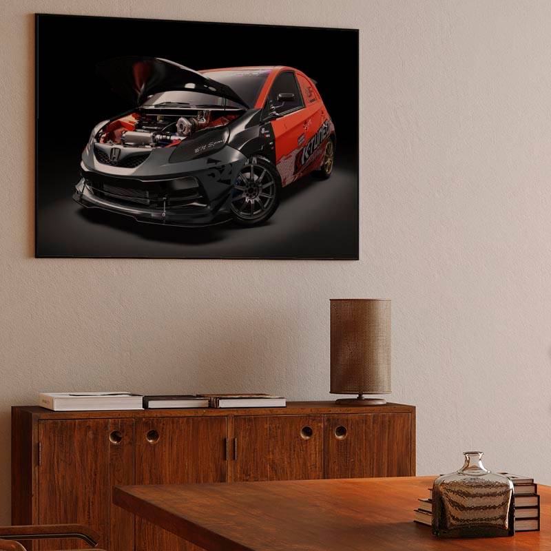 Honda Brio Drag Spec preview