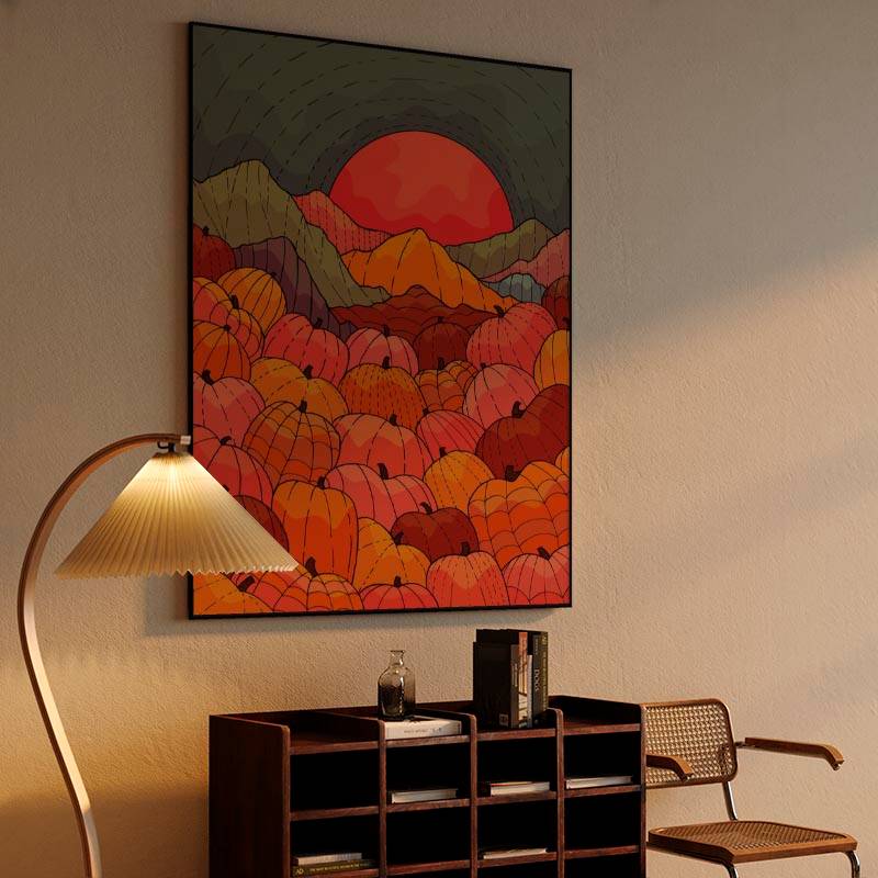 Hills and pumpkins preview