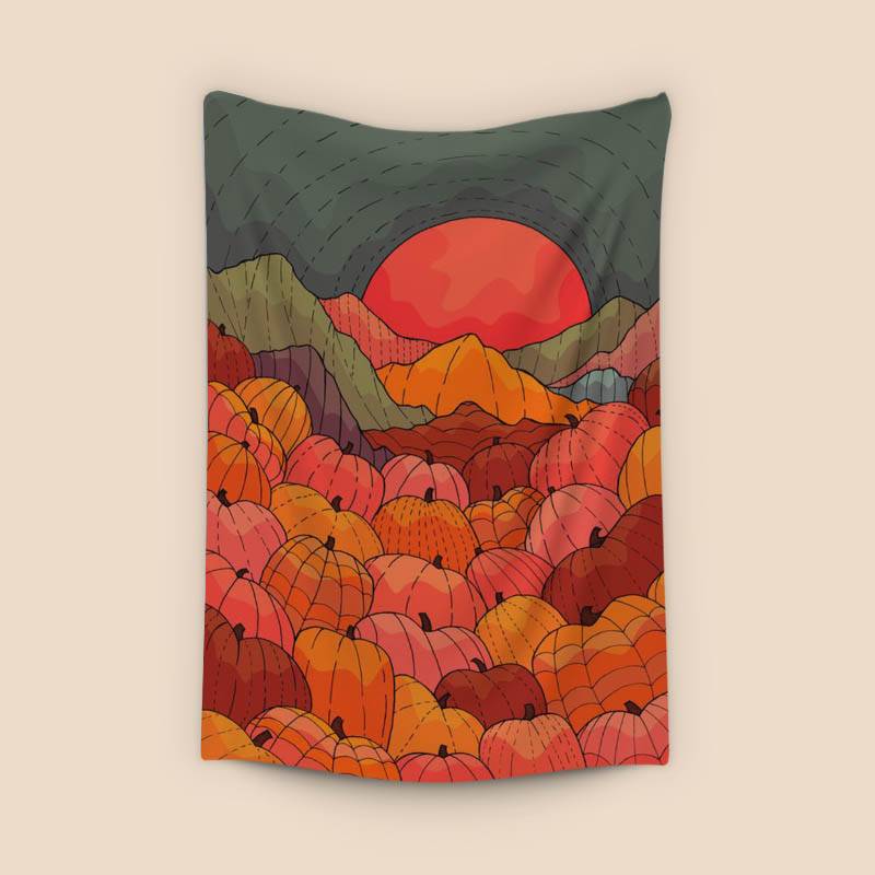 Hills and pumpkins preview