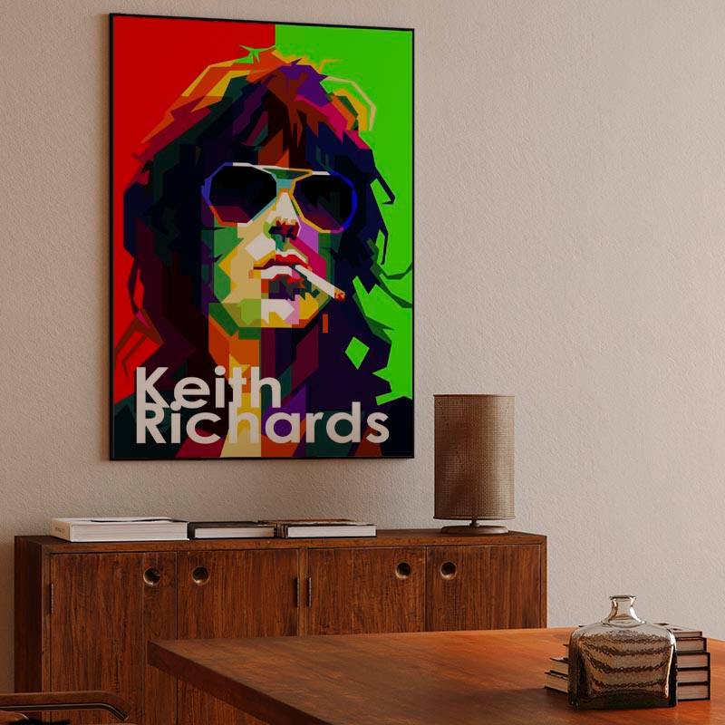 Keith Richards Musician Pop WPAP preview
