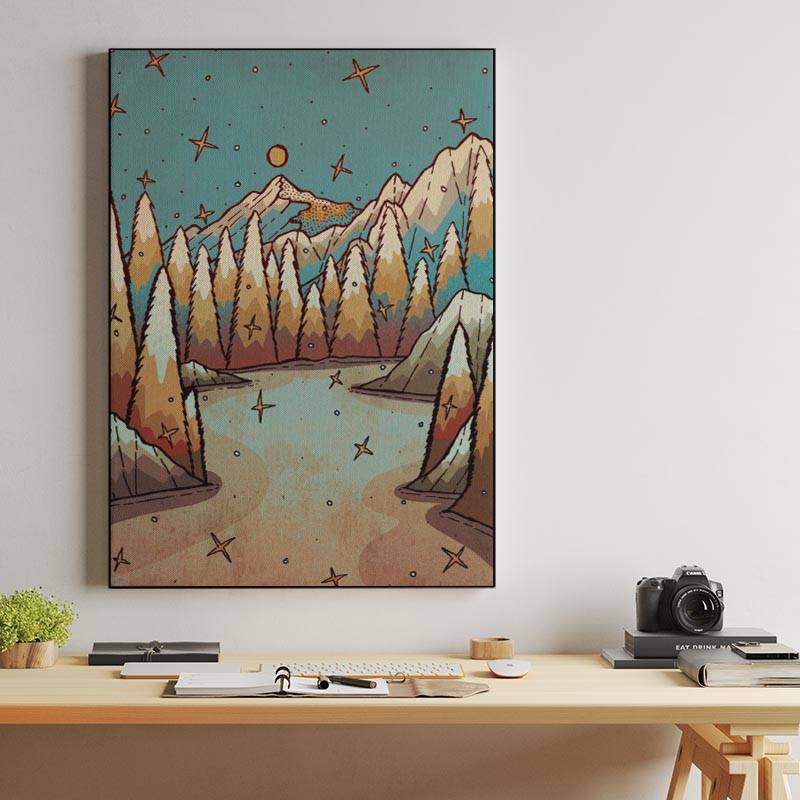 Winter of gold and blue preview