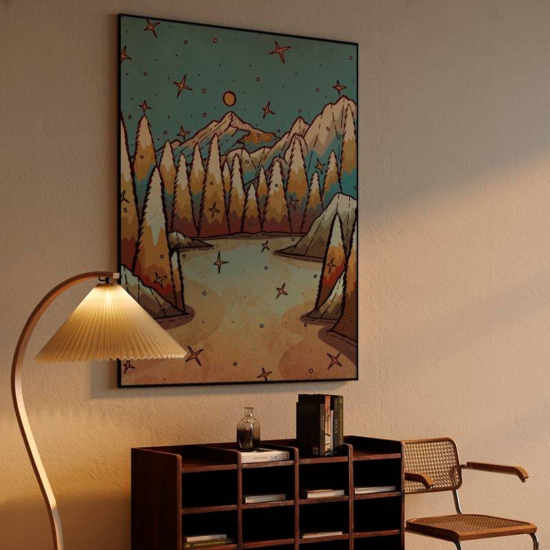 Winter of gold and blue preview