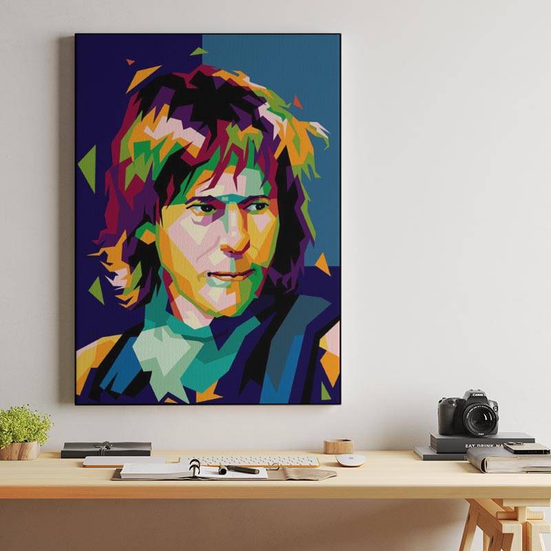 Legend guitarist of Jeff Beck in trend illustration preview