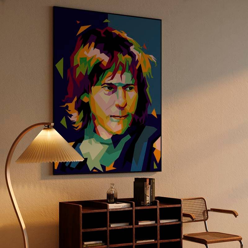 Legend guitarist of Jeff Beck in trend illustration preview