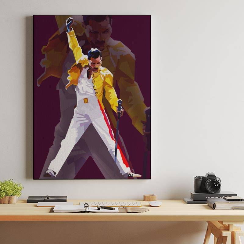 Retro Freddie Mercury preview