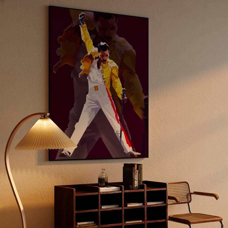 Retro Freddie Mercury preview