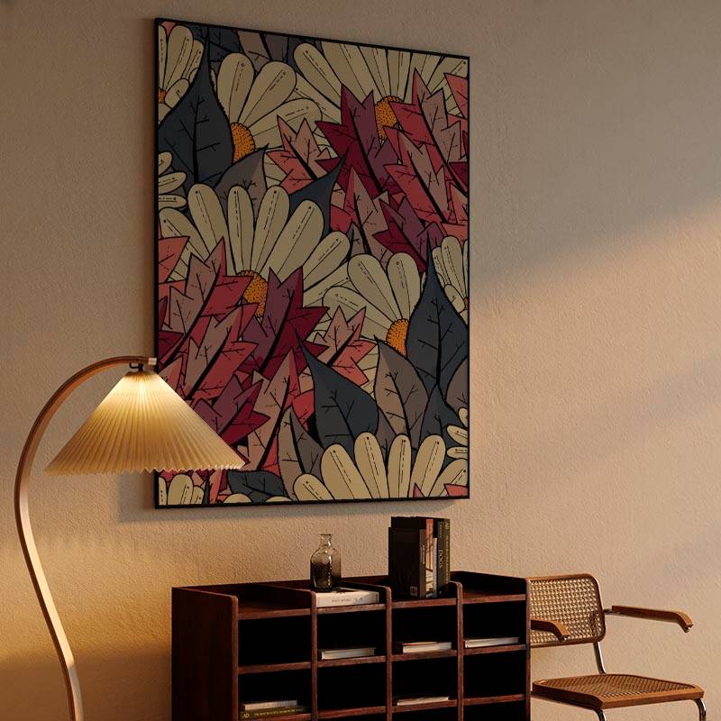 An autumn flower garden preview