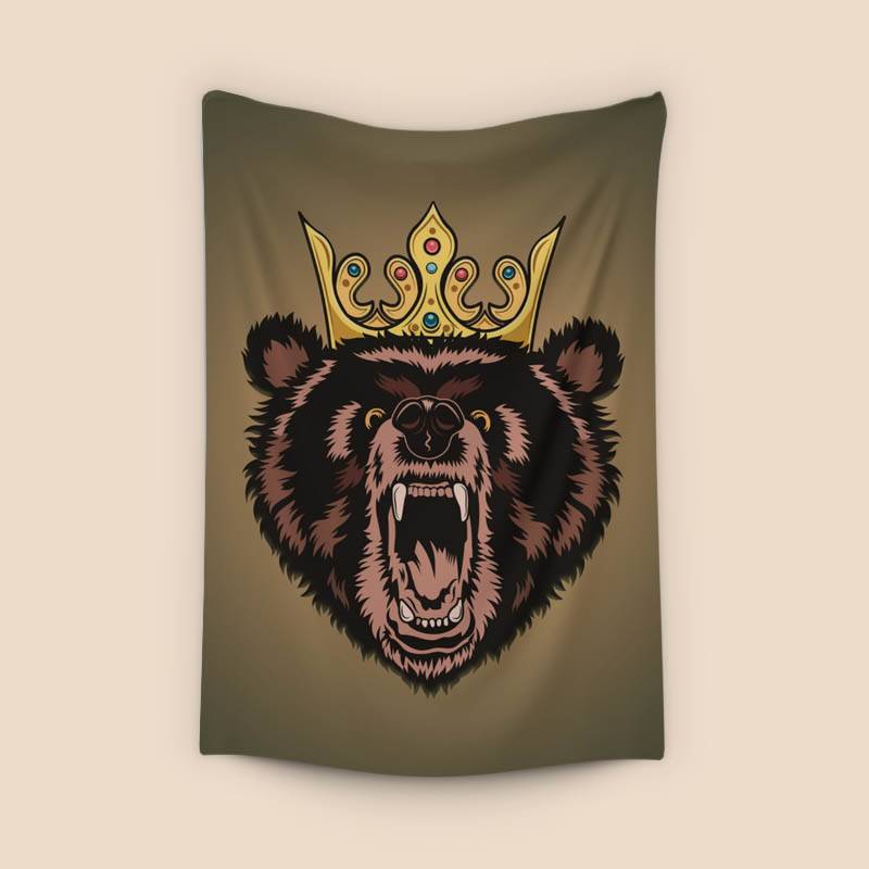 Angry Bear Canvas preview
