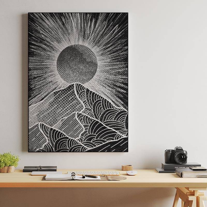 As a sun burst preview