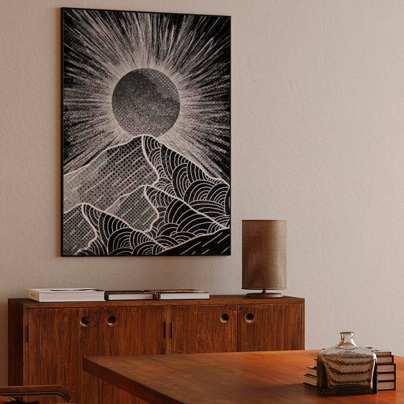 As a sun burst preview