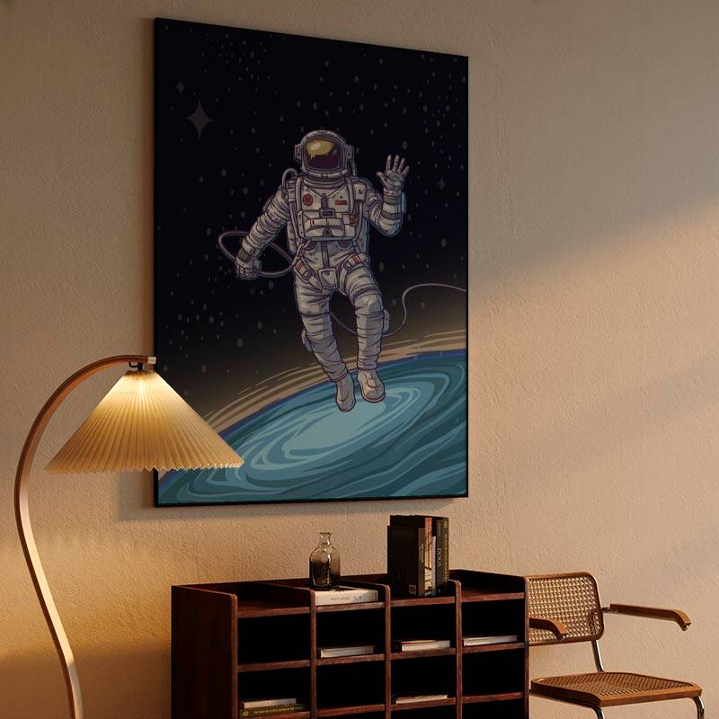 Astronaut in Space Canvas preview