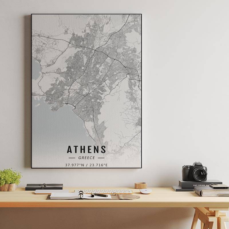 Athens map preview