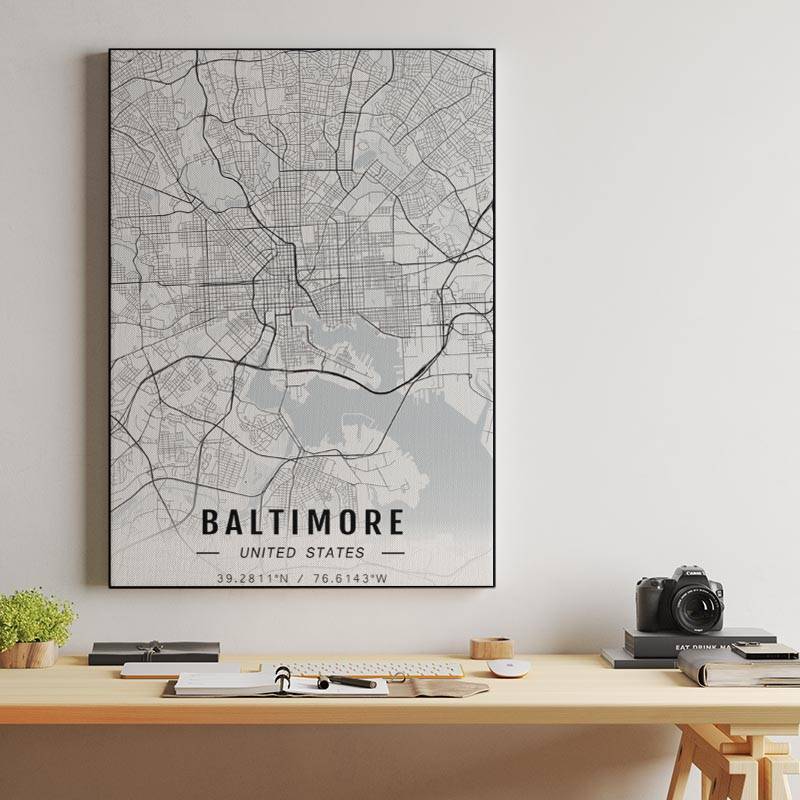 Baltimore map preview