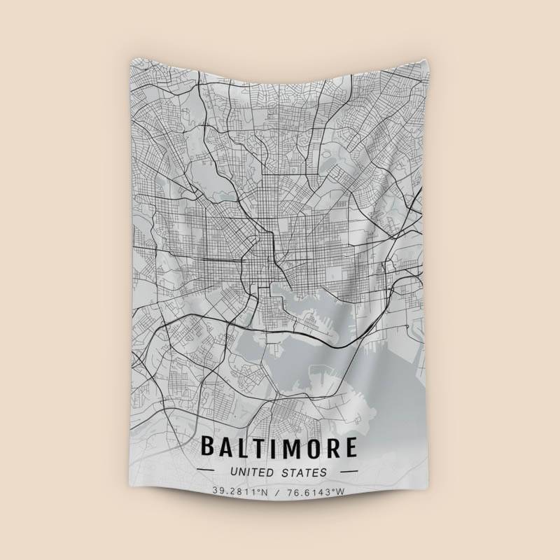 Baltimore map preview