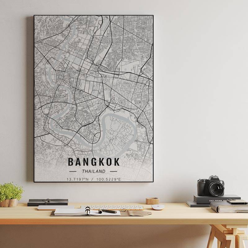 Bangkok map preview