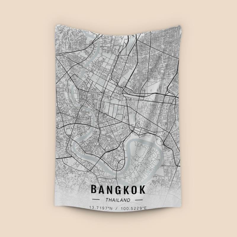 Bangkok map preview