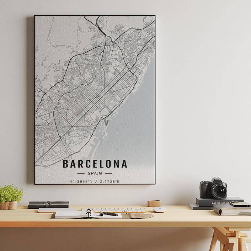 Barcelona map preview