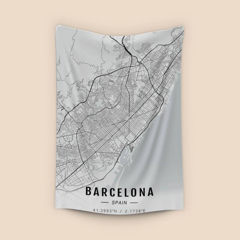 Barcelona map preview