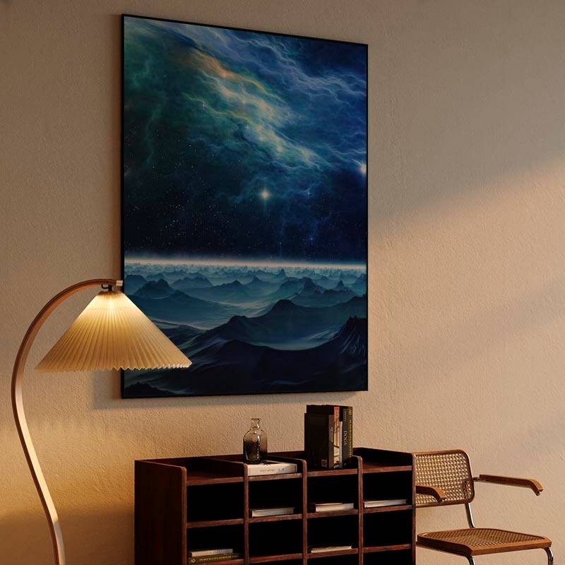 Blue Space Landscape preview