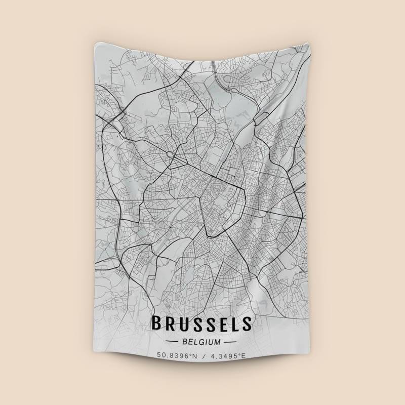 Brussels map preview