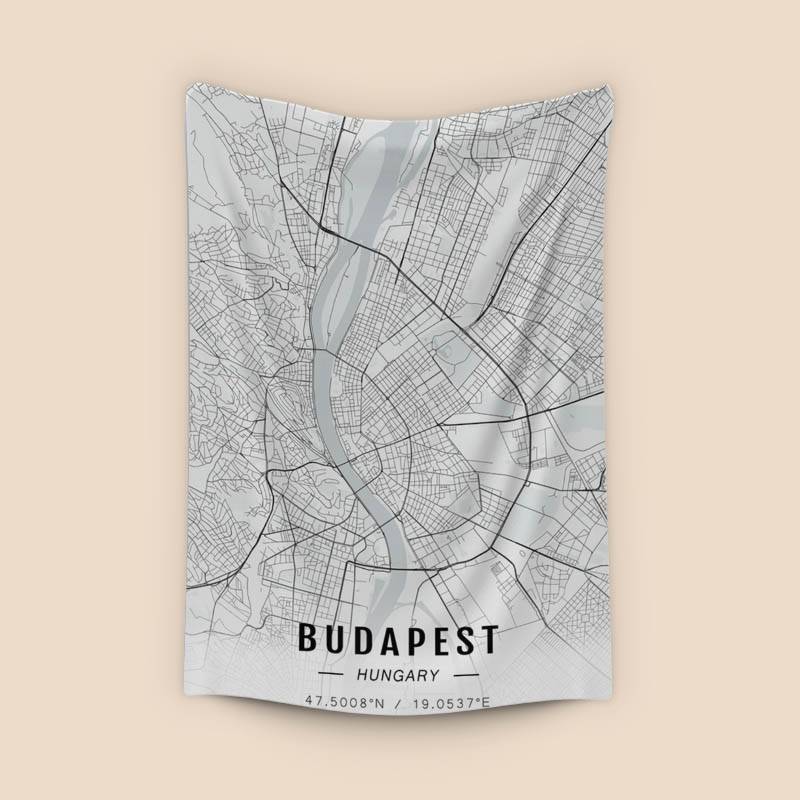 Budapest map preview