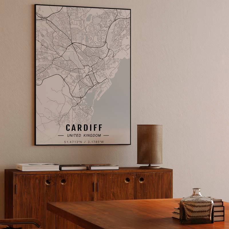 Cardiff map preview