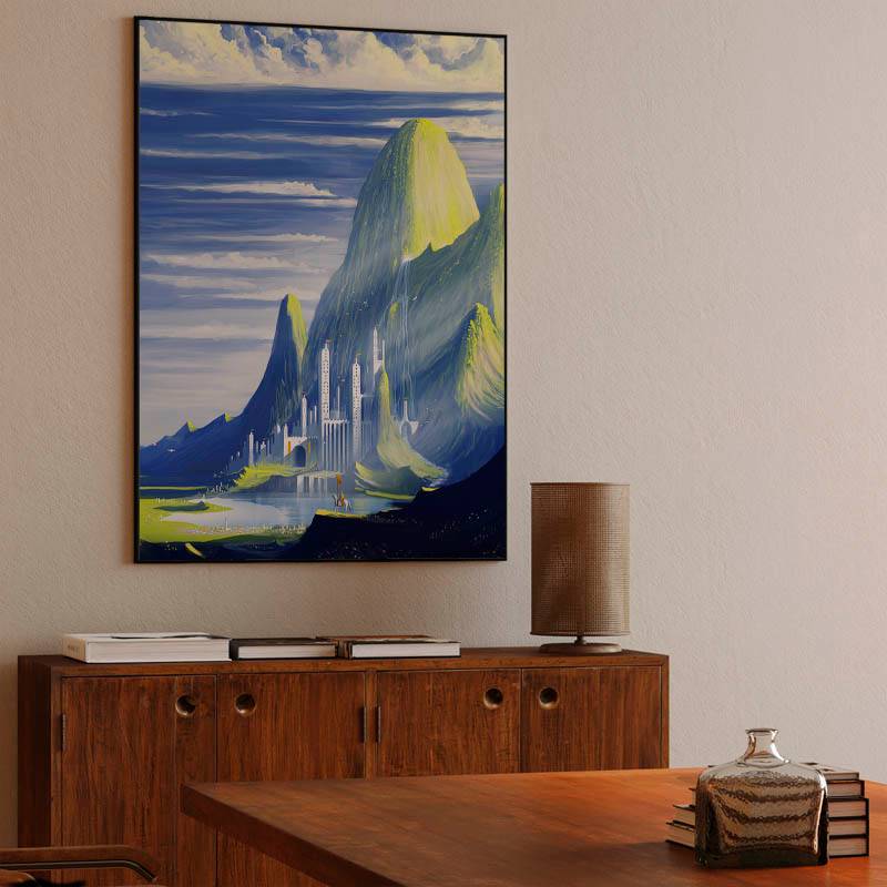 Castle and lake preview