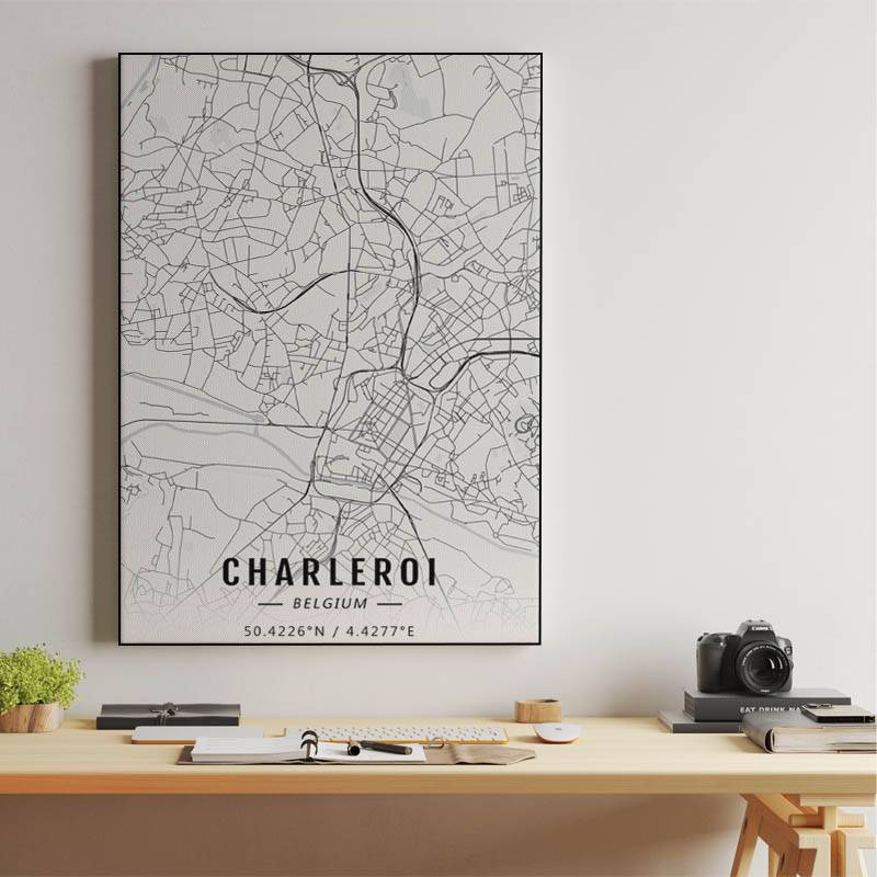 Charleroi map preview
