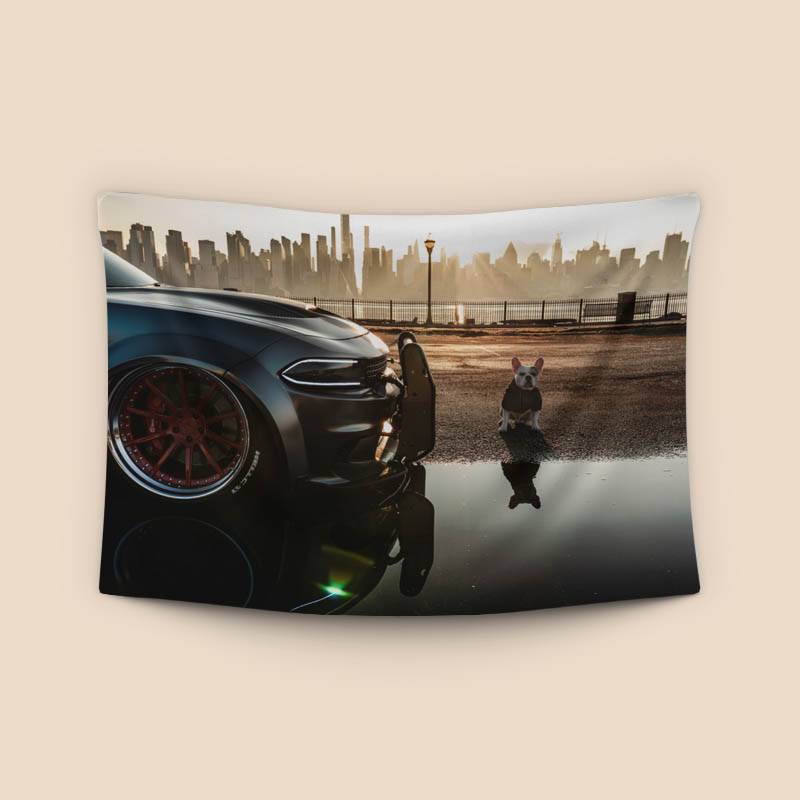 Dodge Charger SRT Hellcat Widebody with dog preview