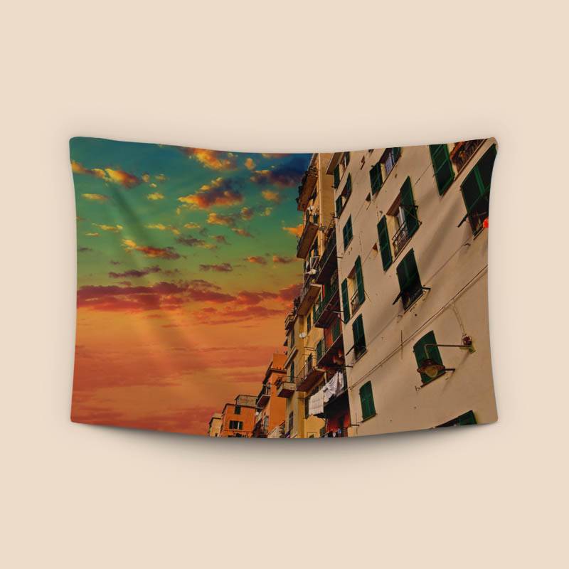 Genoa at sunset preview