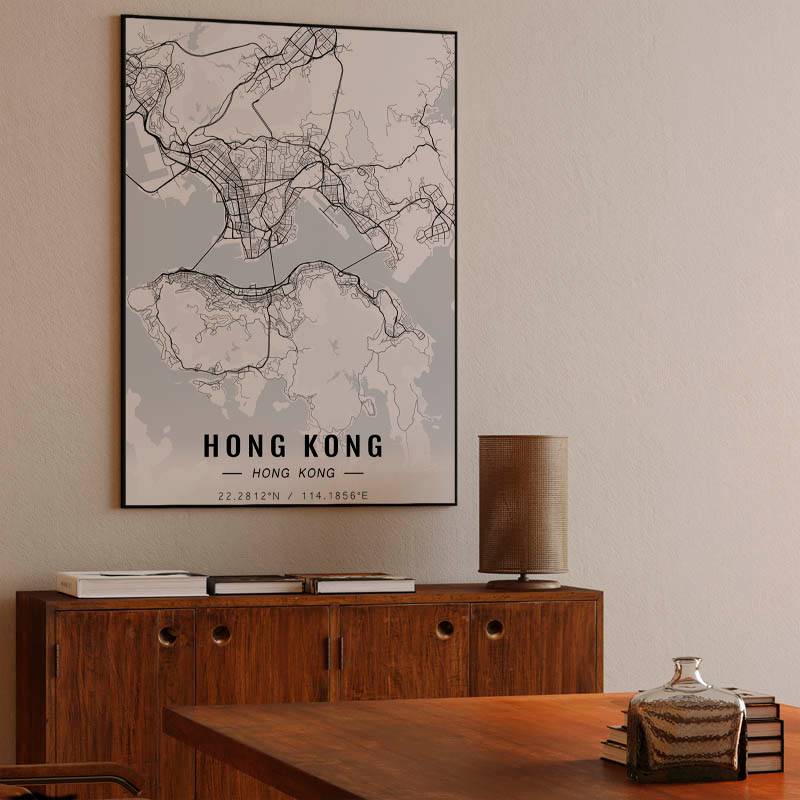 Hong Kong map preview