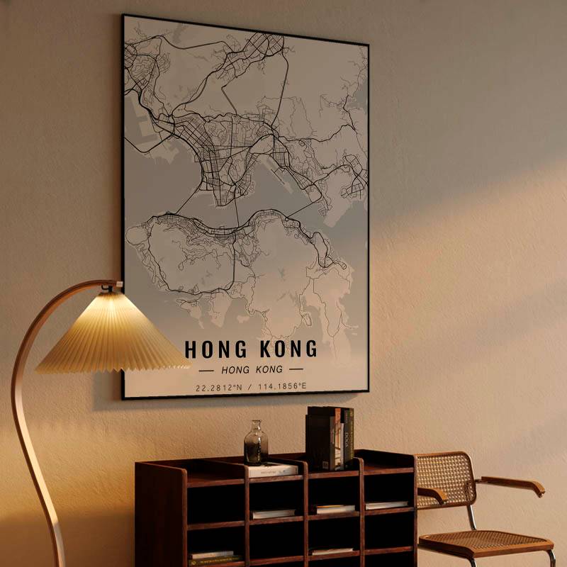 Hong Kong map preview