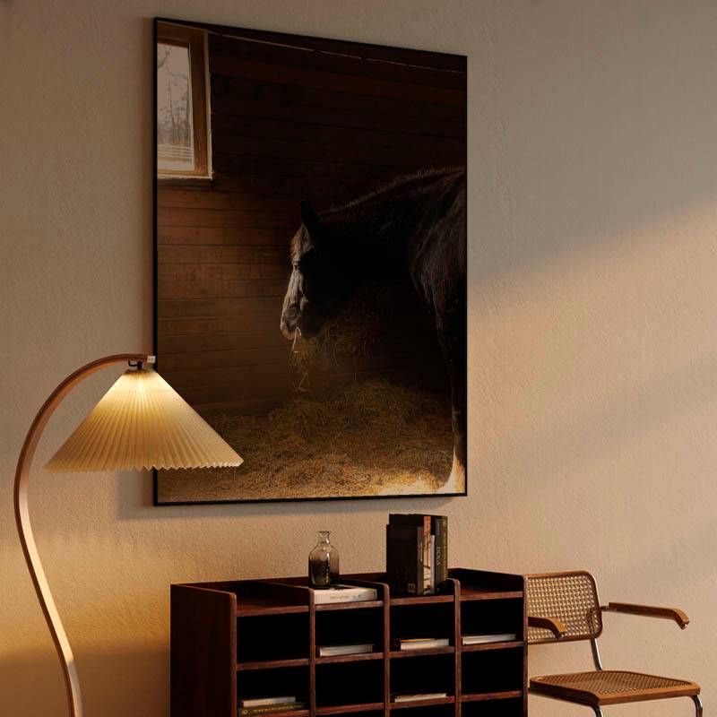 Horse in stable preview