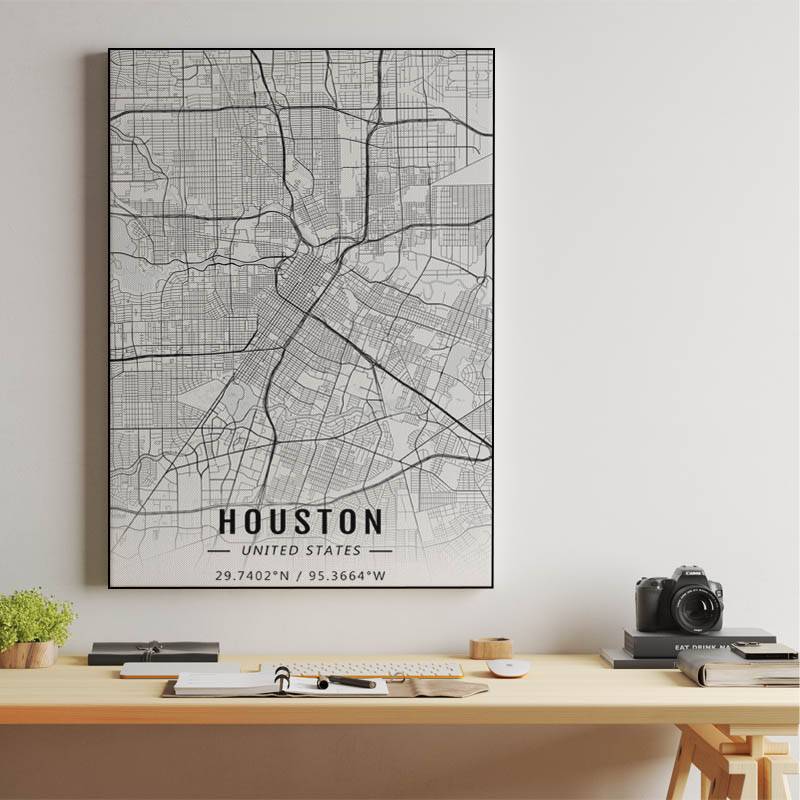 Houston map preview