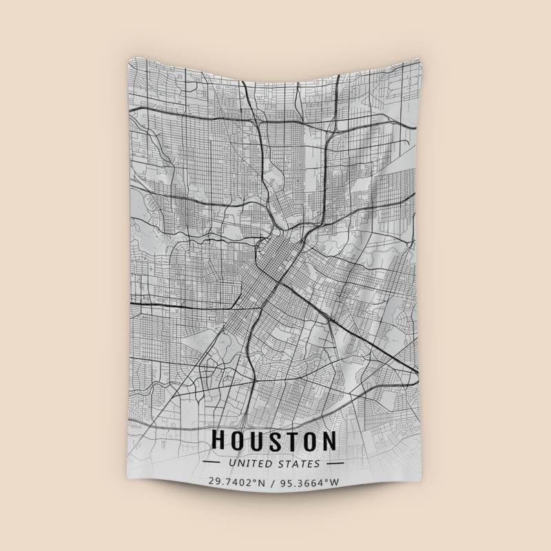 Houston map preview