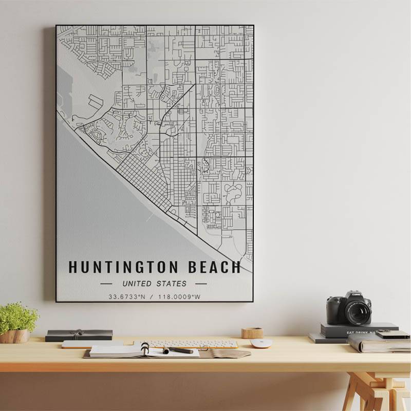 Huntington Beach map preview