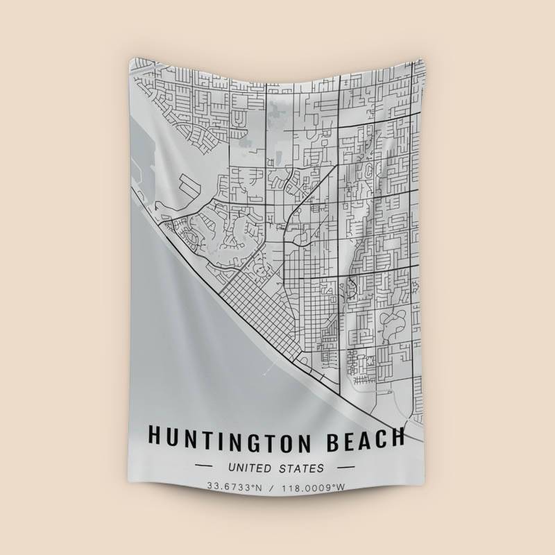 Huntington Beach map preview