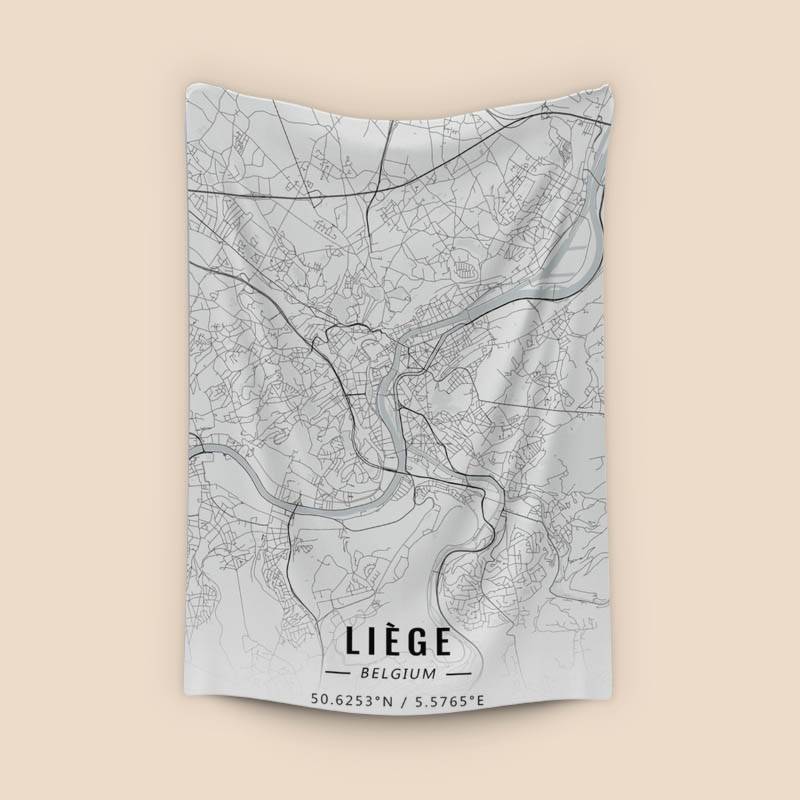 Liège map preview